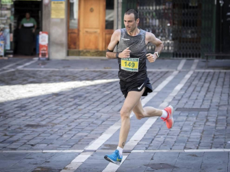 Javier Nagore e Inma Sainz se proclamaron el domingo vencedores del 'XII Cross de la Peña Aldapa'