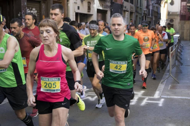 Javier Nagore e Inma Sainz se proclamaron el domingo vencedores del 'XII Cross de la Peña Aldapa'