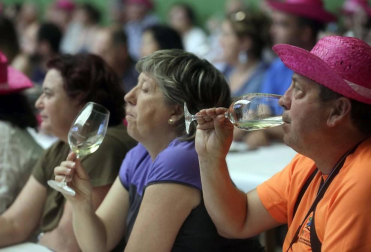 La conquista del vino rosado en San Martín de Unx