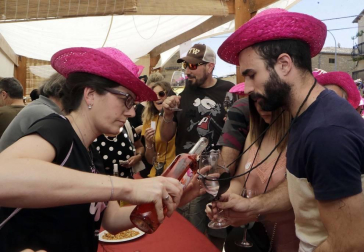 La conquista del vino rosado en San Martín de Unx