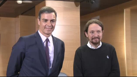 Sánchez se reúne con Pablo Iglesias