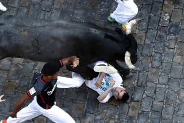 Fotos de Diario de Navarra de los mejores momentos de los encierros de San Fermín de 2018