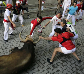 Fotos de Diario de Navarra de los mejores momentos de los encierros de San Fermín de 2018