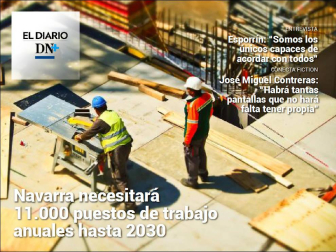 Hoy con la proyección al alza del empleo en Navarra hasta 2030, la entrevista a Maite Esporrín y José Miguel Contreras en Conecta Fiction