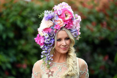 Fotos de los tocados y chisteras en las carreras de Ascot