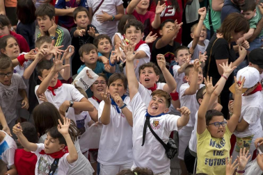 Decenas de niños y familias se dieron cita este miércoles, 19 de junio, para inaugurar las fiestas