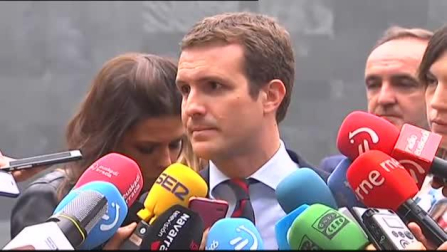 Casado: "Sánchez no puede comprar un gobierno autonómico, vendiendo Navarra"