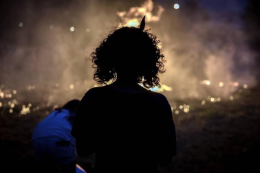 Los navarros celebraron la noche del 23 al 24 de junio, la considerada más corta del año, la tradicional fiesta con las hogueras.