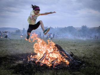 Los navarros celebraron la noche del 23 al 24 de junio, la considerada más corta del año, la tradicional fiesta con las hogueras.
