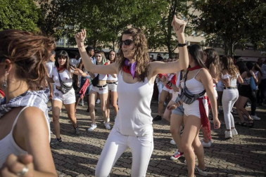 Fotos del cohete de inicio de las fiestas de Barañáin 2019