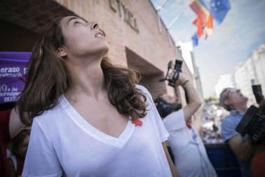 Fotos del cohete de inicio de las fiestas de Barañáin 2019