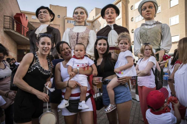 Fotos del cohete de inicio de las fiestas de Barañáin 2019