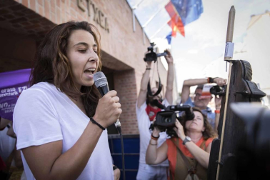 Fotos del cohete de inicio de las fiestas de Barañáin 2019
