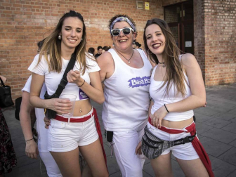 Fotos del cohete de inicio de las fiestas de Barañáin 2019
