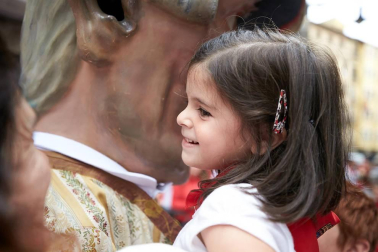 Fotos de los gigantes y cabezudos de Pamplona, 13 de julio de San Fermín 2018