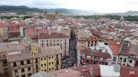 Encierro del 7 de julio desde la torre de San Cernin