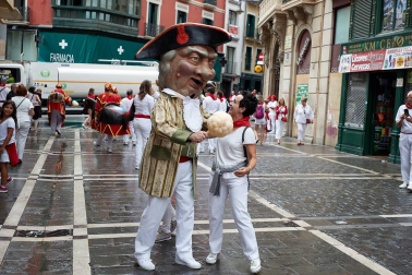 La Comparsa ha sido una de las grandes protagonistas en el día de San Fermín