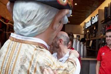La Comparsa ha sido una de las grandes protagonistas en el día de San Fermín