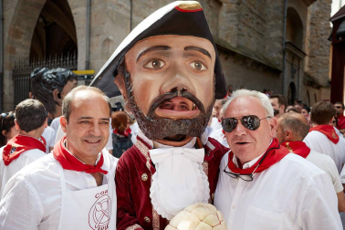 La Comparsa ha sido una de las grandes protagonistas en el día de San Fermín