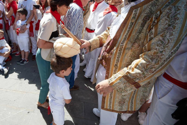 La Comparsa ha sido una de las grandes protagonistas en el día de San Fermín
