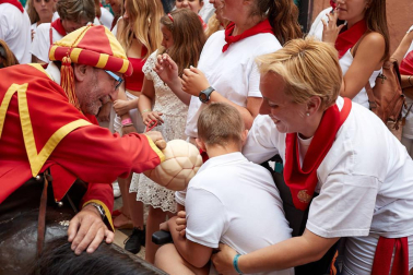 La Comparsa ha sido una de las grandes protagonistas en el día de San Fermín