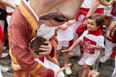 La Comparsa ha sido una de las grandes protagonistas en el día de San Fermín