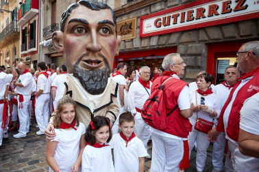 La Comparsa ha sido una de las grandes protagonistas en el día de San Fermín