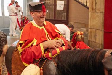 La Comparsa ha sido una de las grandes protagonistas en el día de San Fermín