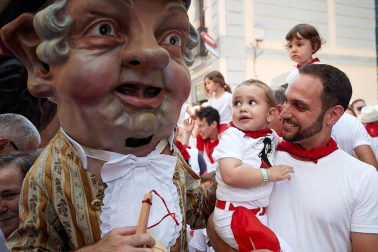 La Comparsa ha sido una de las grandes protagonistas en el día de San Fermín