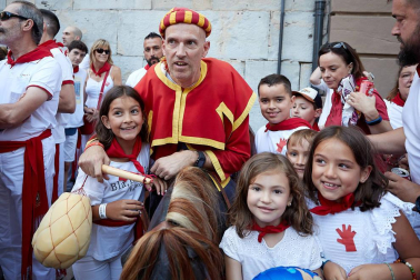 La Comparsa ha sido una de las grandes protagonistas en el día de San Fermín