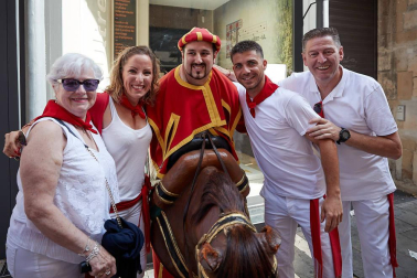 La Comparsa ha sido una de las grandes protagonistas en el día de San Fermín