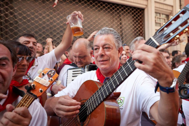 La Comparsa ha sido una de las grandes protagonistas en el día de San Fermín