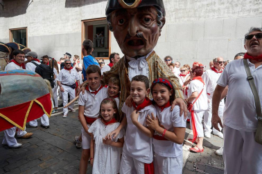La Comparsa ha sido una de las grandes protagonistas en el día de San Fermín