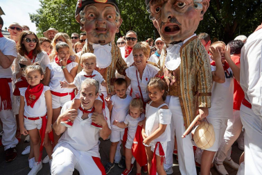 La Comparsa ha sido una de las grandes protagonistas en el día de San Fermín
