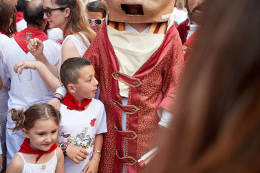 La Comparsa ha sido una de las grandes protagonistas en el día de San Fermín