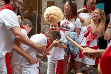 La Comparsa ha sido una de las grandes protagonistas en el día de San Fermín