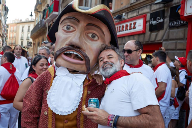 La Comparsa ha sido una de las grandes protagonistas en el día de San Fermín
