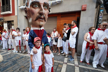 La Comparsa ha sido una de las grandes protagonistas en el día de San Fermín