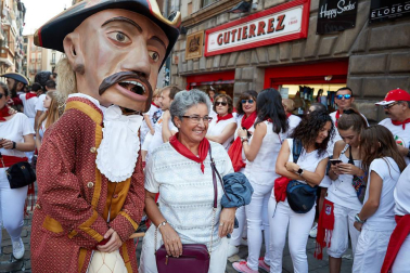 La Comparsa ha sido una de las grandes protagonistas en el día de San Fermín