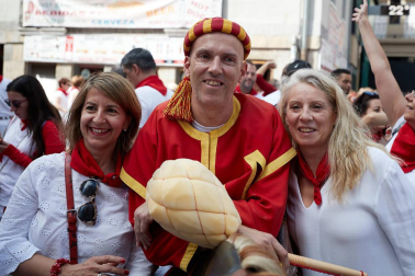 La Comparsa ha sido una de las grandes protagonistas en el día de San Fermín