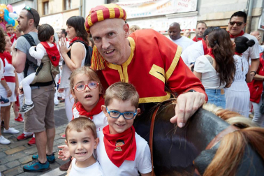 La Comparsa ha sido una de las grandes protagonistas en el día de San Fermín