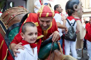 La Comparsa ha sido una de las grandes protagonistas en el día de San Fermín