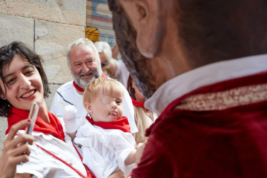 La Comparsa ha sido una de las grandes protagonistas en el día de San Fermín