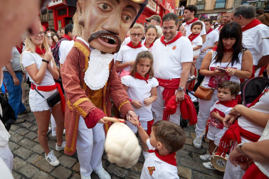 La Comparsa ha sido una de las grandes protagonistas en el día de San Fermín