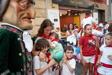 La Comparsa ha sido una de las grandes protagonistas en el día de San Fermín