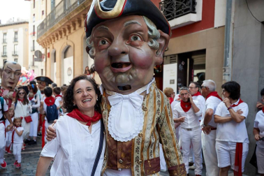 La Comparsa ha sido una de las grandes protagonistas en el día de San Fermín