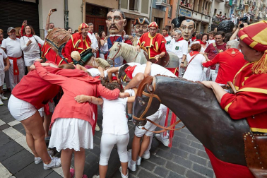La Comparsa ha sido una de las grandes protagonistas en el día de San Fermín