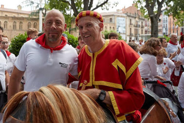 La Comparsa ha sido una de las grandes protagonistas en el día de San Fermín