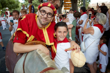 La Comparsa ha sido una de las grandes protagonistas en el día de San Fermín