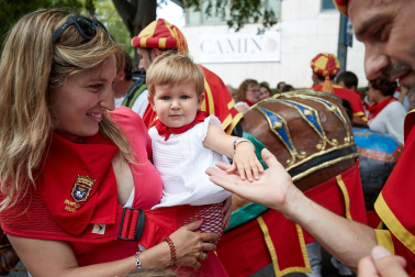 La Comparsa ha sido una de las grandes protagonistas en el día de San Fermín